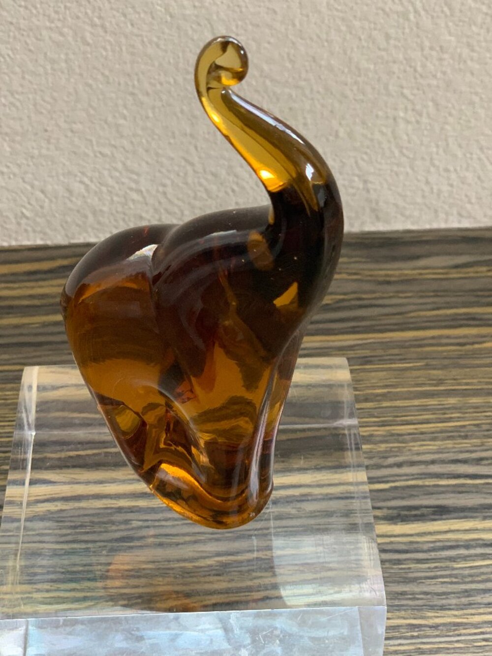 Glass Elephant Collectible - Vintage